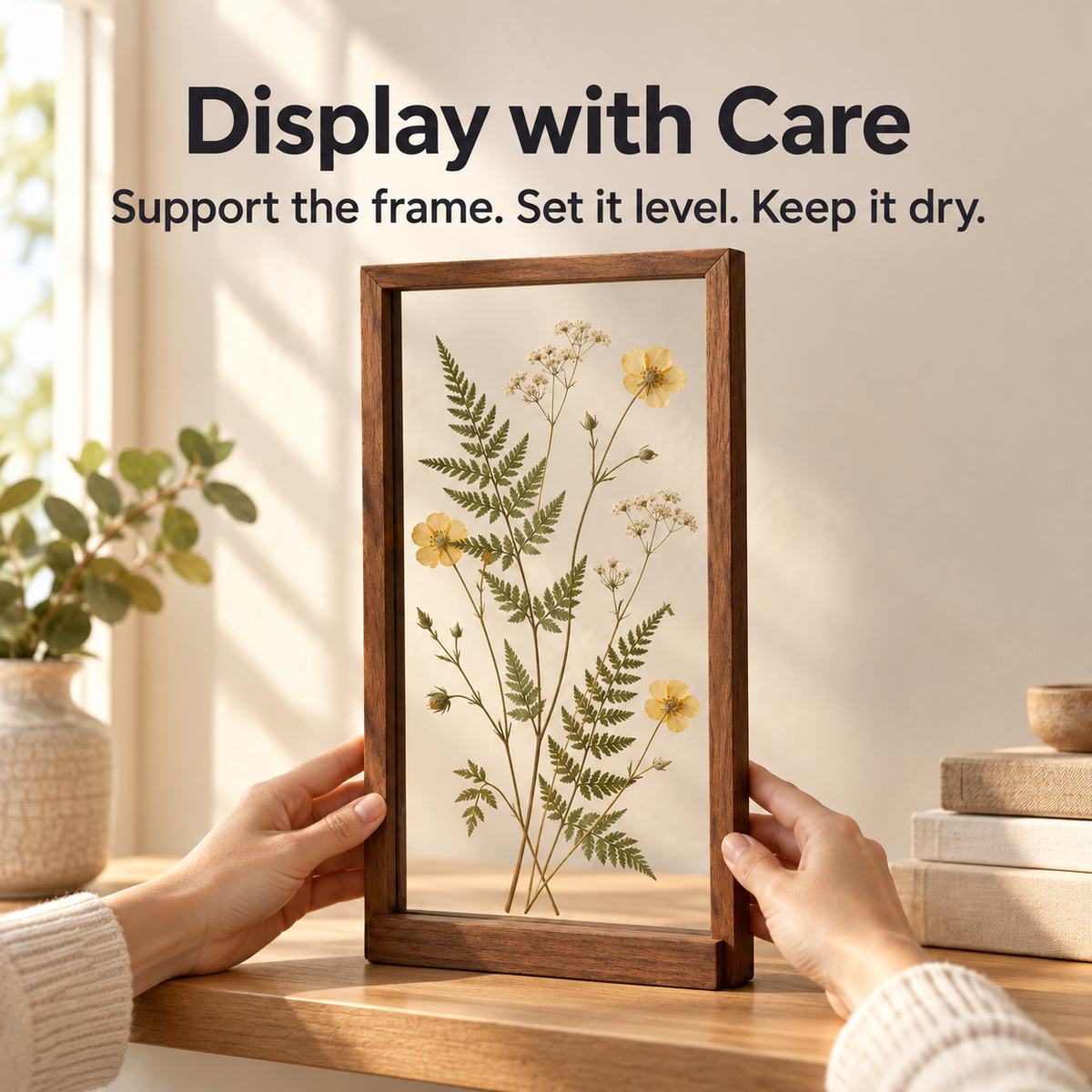 Pressed Botanical Tabletop Frame