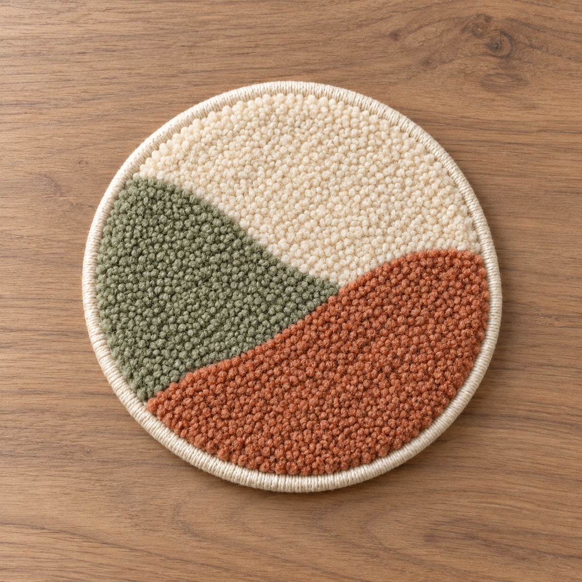 Rolling Hills Tufted Coaster