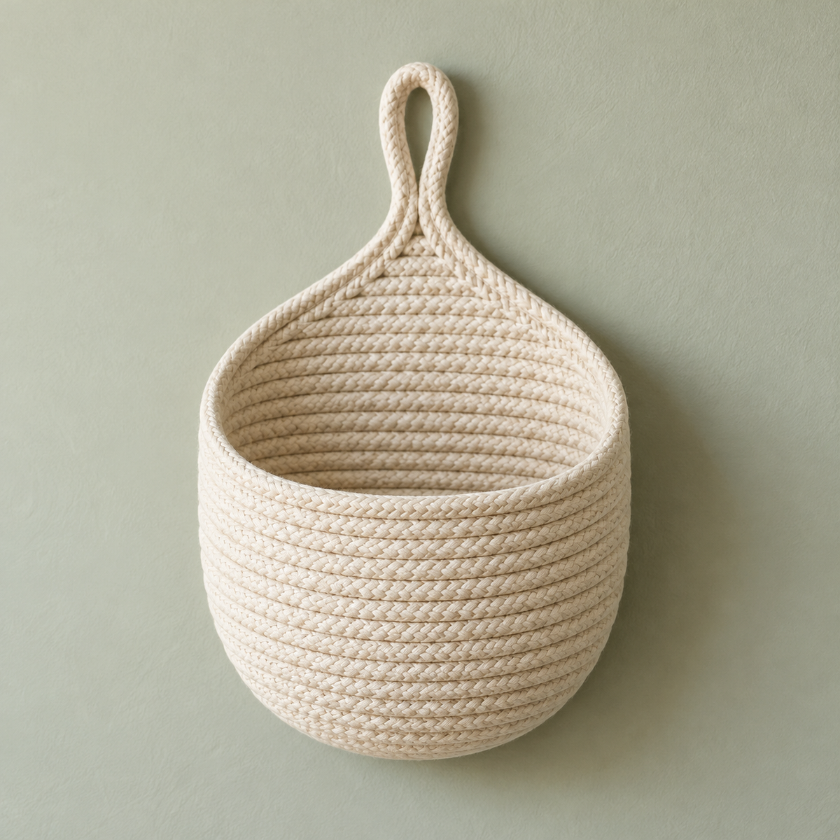 Rope Wall Pocket Basket